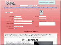 Publishers Comicpedia Form